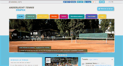 Desktop Screenshot of anderlechttennis.be